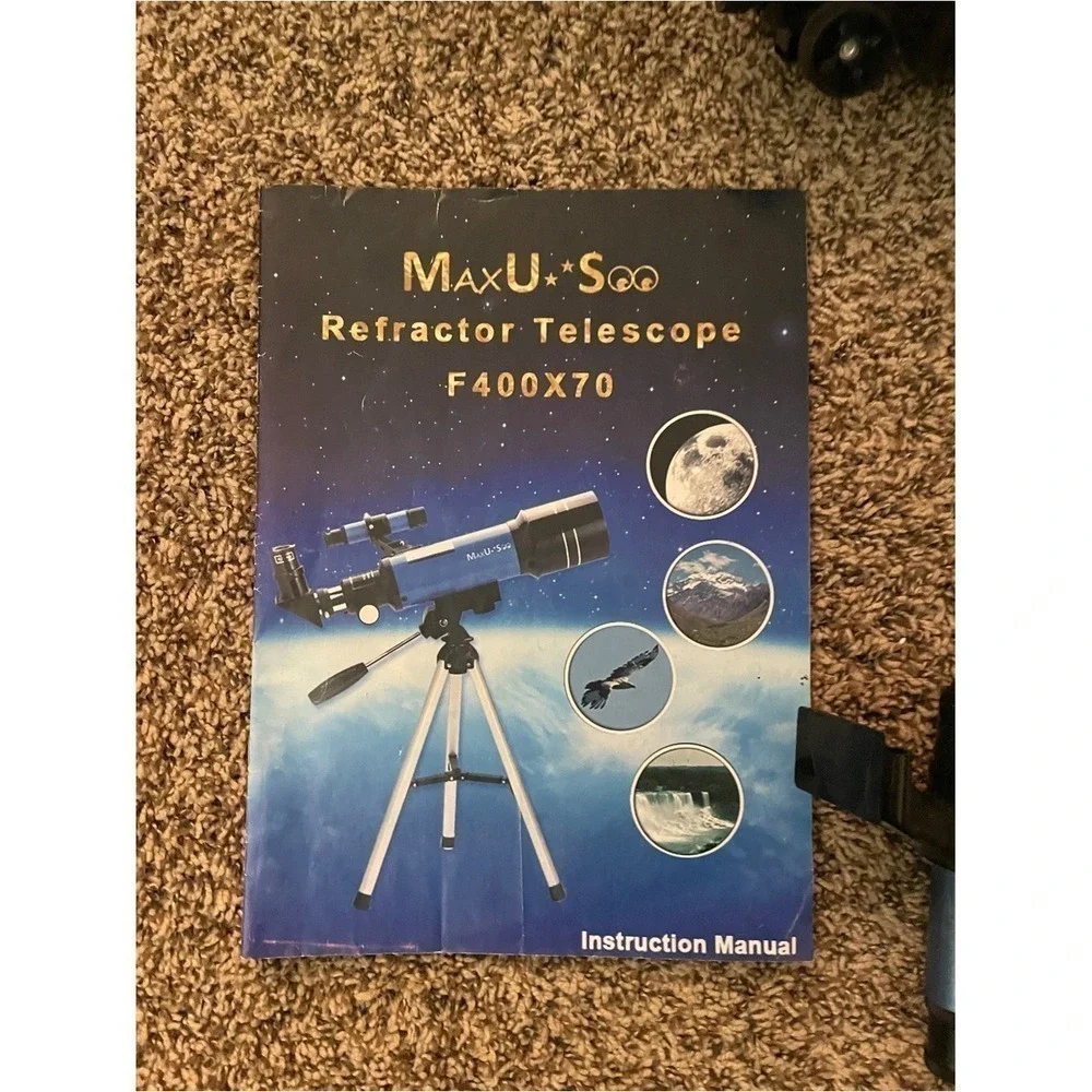 Blue Refractor Telescope F400x70